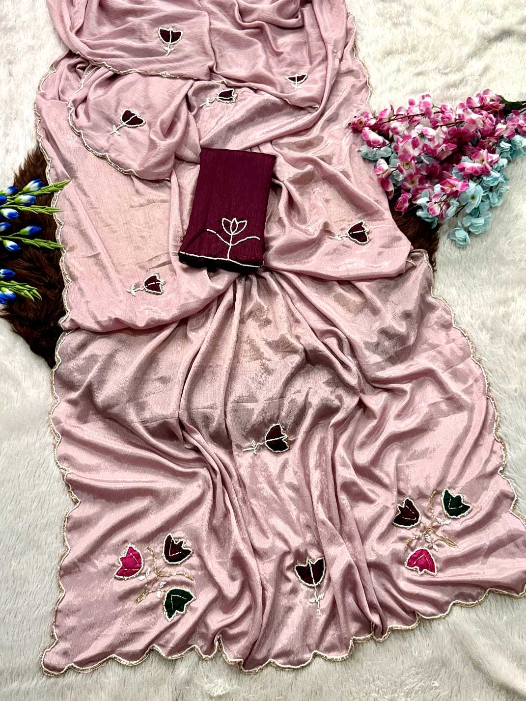 YNF Wholesale Chinon Designer Sarees  | Surat Manufacturer