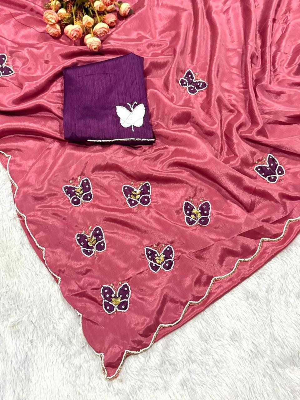 YNF Wholesale Chinon Designer Sarees  | Surat Manufacturer