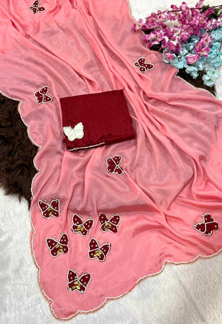 YNF Wholesale Chinon Designer Sarees  | Surat Manufacturer