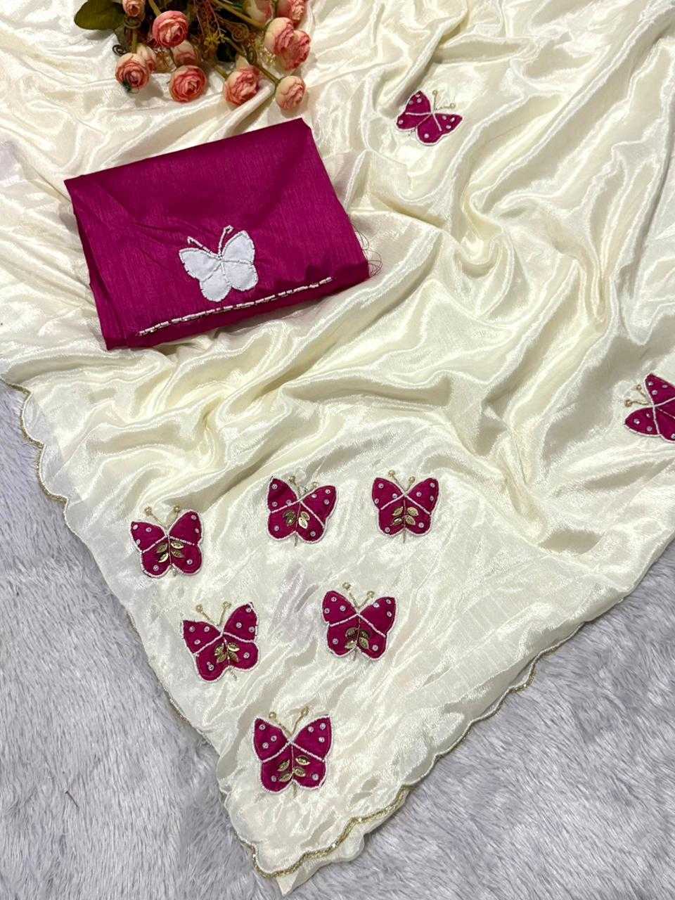 YNF Wholesale Chinon Designer Sarees  | Surat Manufacturer
