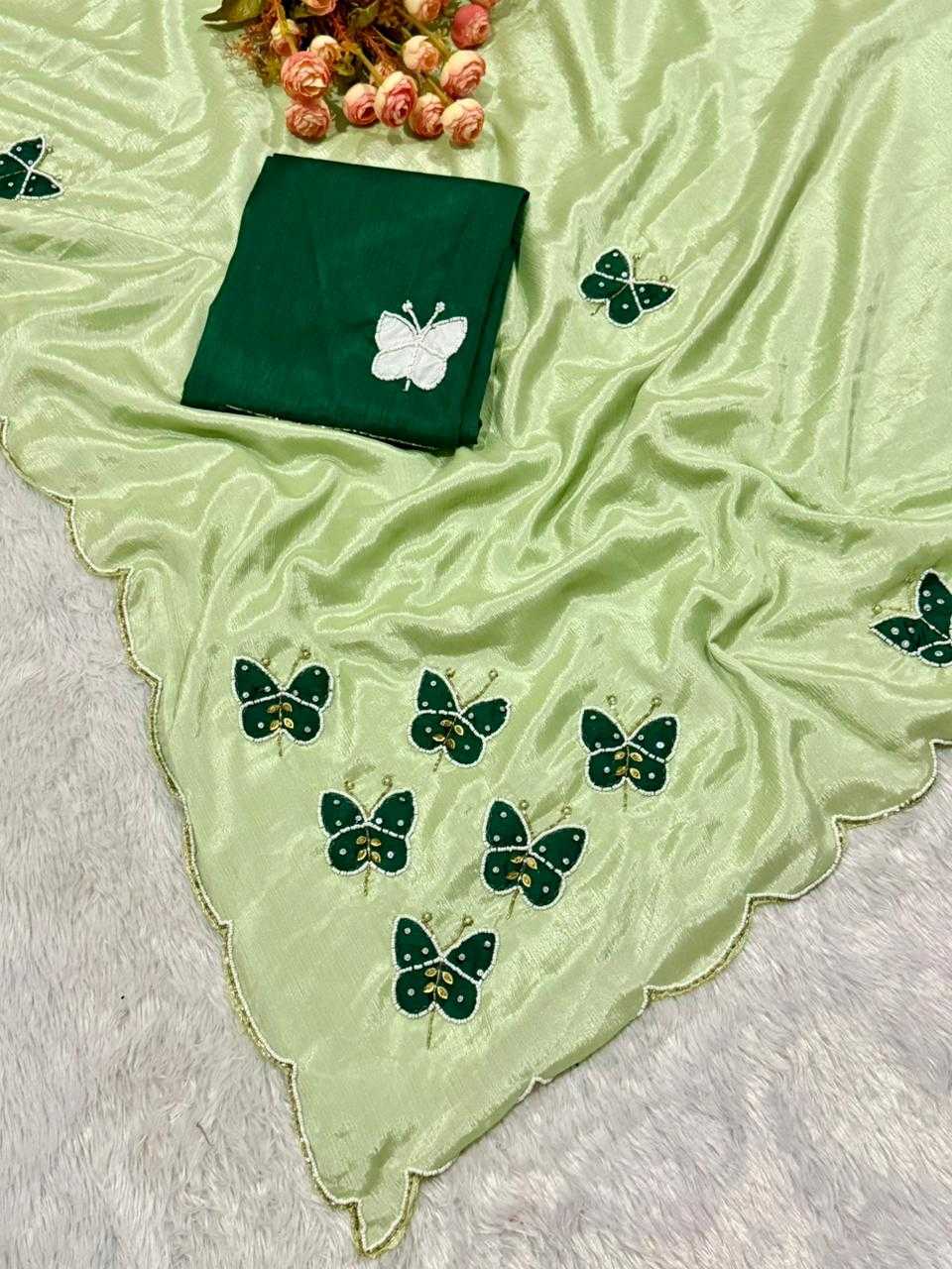 YNF Wholesale Chinon Designer Sarees  | Surat Manufacturer