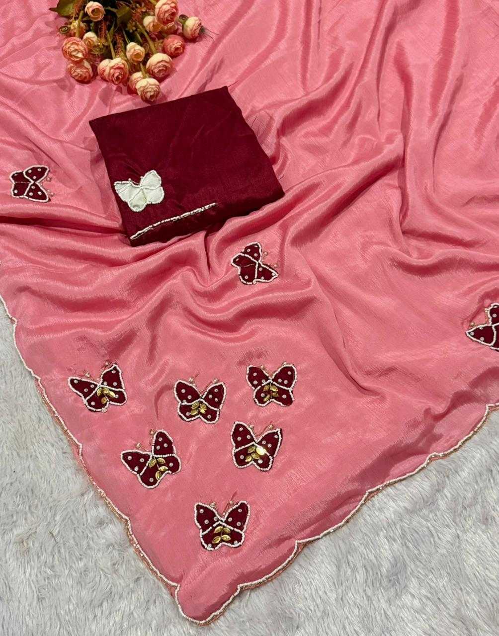 YNF Wholesale Chinon Designer Sarees  | Surat Manufacturer