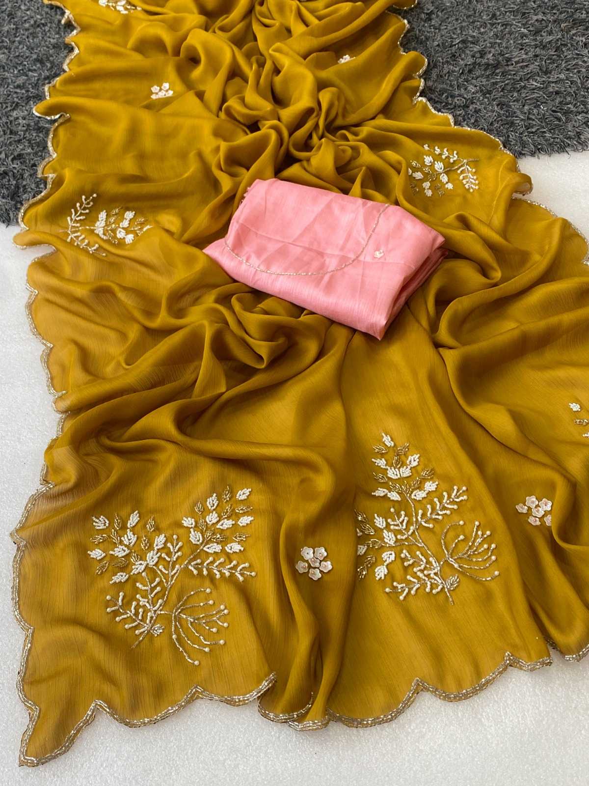 YNF Wholesale Chiffon Chiffon Sarees  | Surat Manufacturer