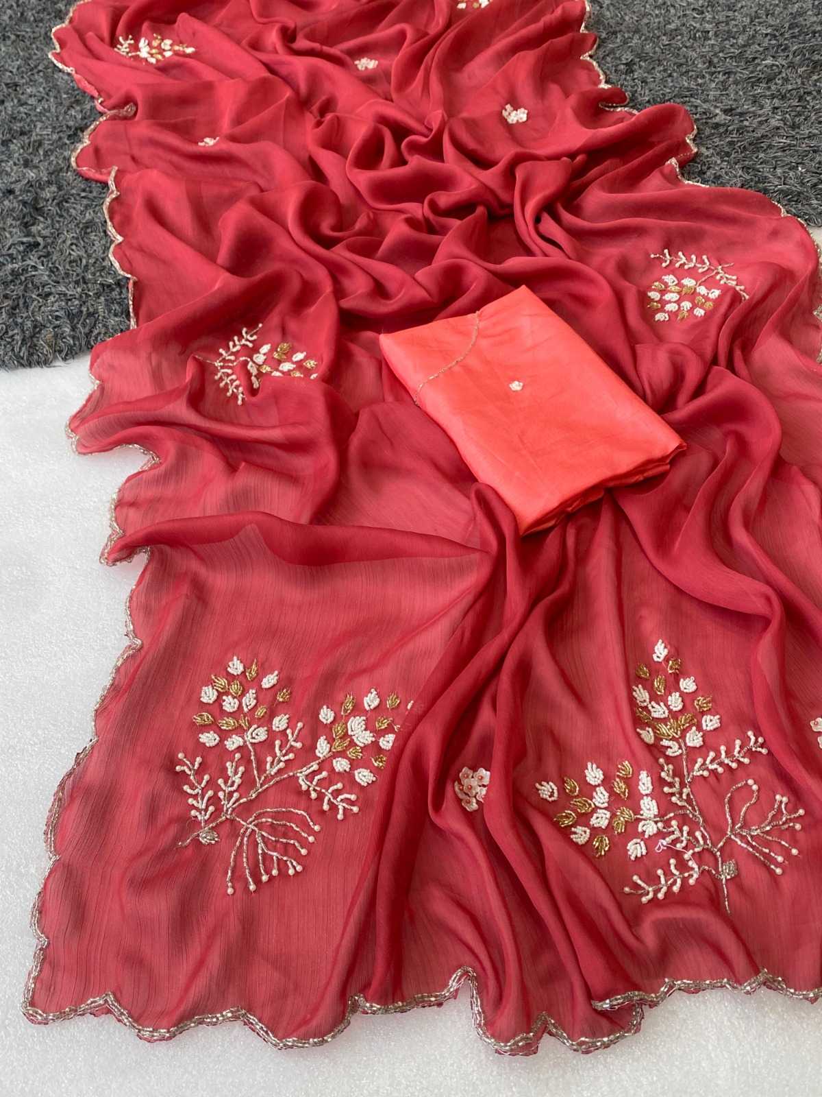 YNF Wholesale Chiffon Chiffon Sarees  | Surat Manufacturer
