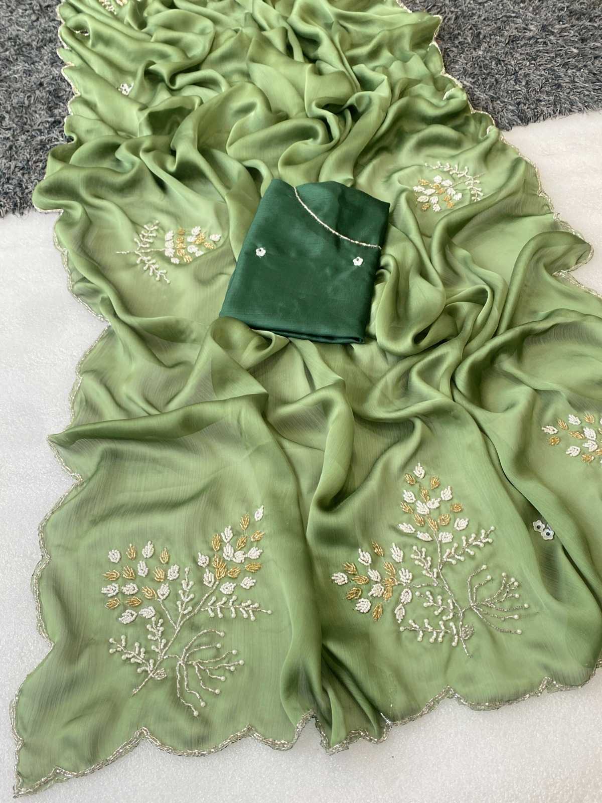 YNF Wholesale Chiffon Chiffon Sarees  | Surat Manufacturer