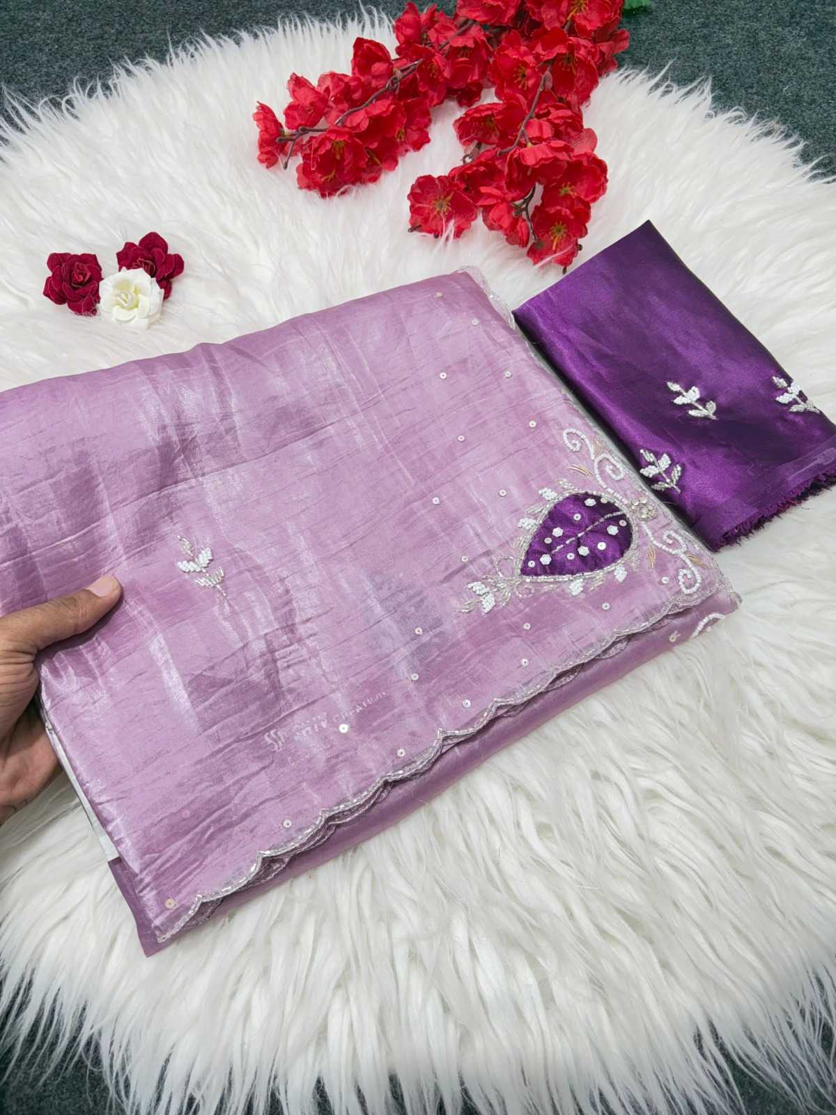 YNF Wholesale Soft Gold Crush Designer Sarees  | Surat Manufacturer