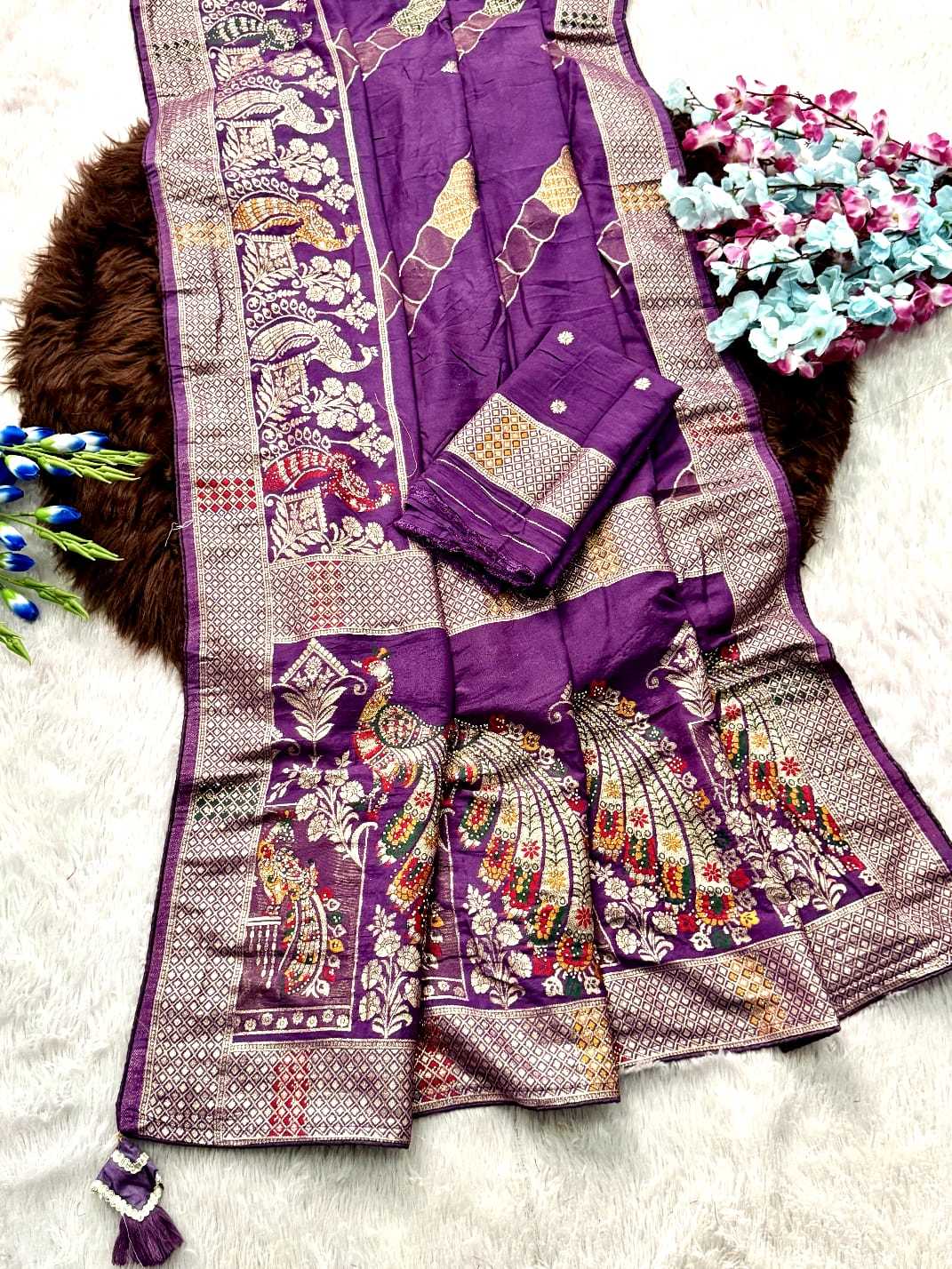 YNF Wholesale Dola Silk Banarasi Silk Sarees  | Surat Manufacturer