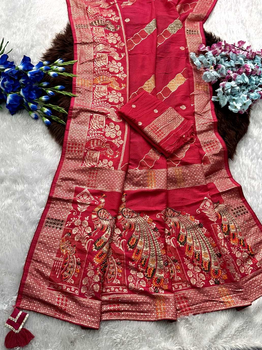 YNF Wholesale Dola Silk Banarasi Silk Sarees  | Surat Manufacturer