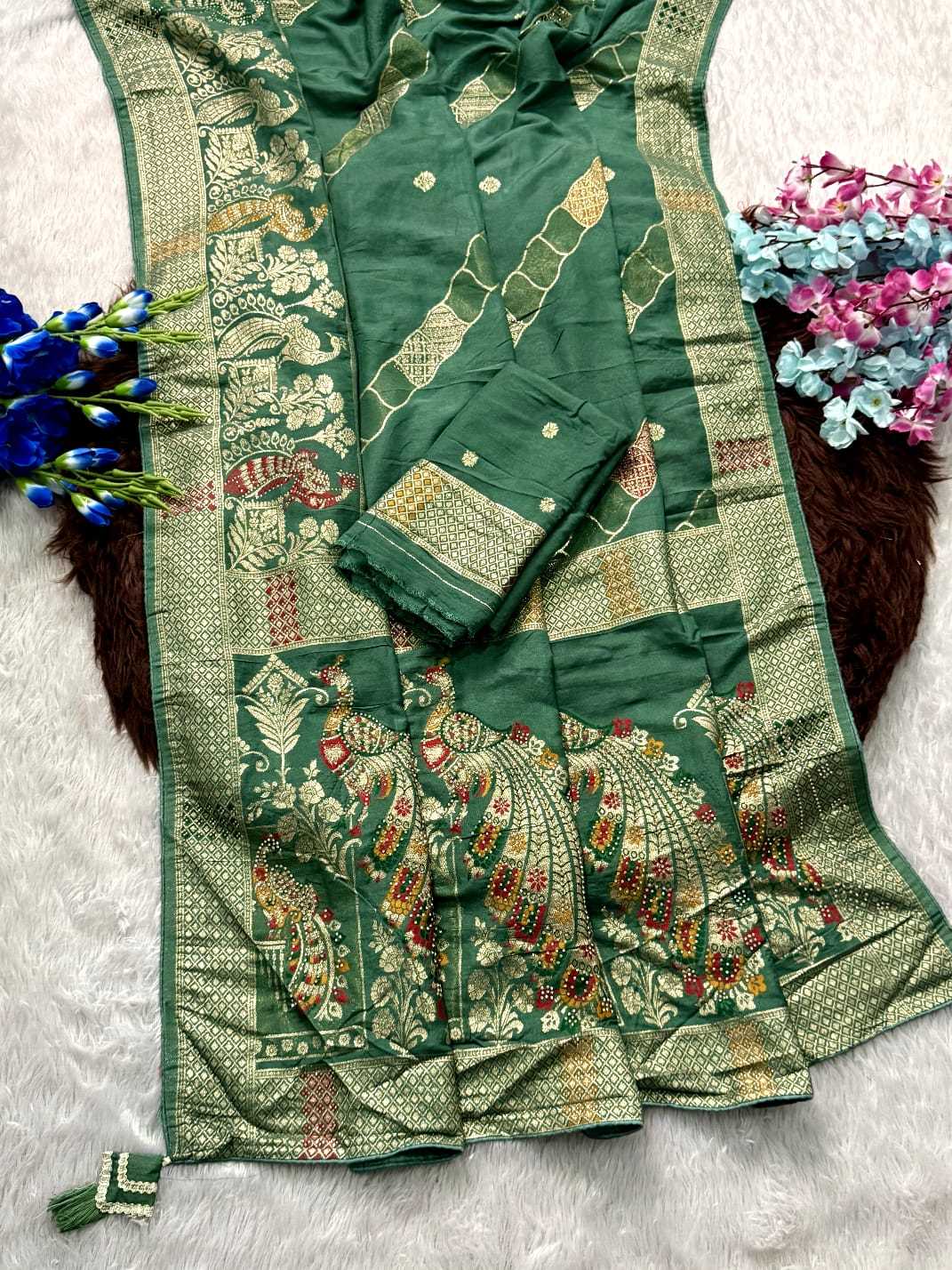 YNF Wholesale Dola Silk Banarasi Silk Sarees  | Surat Manufacturer