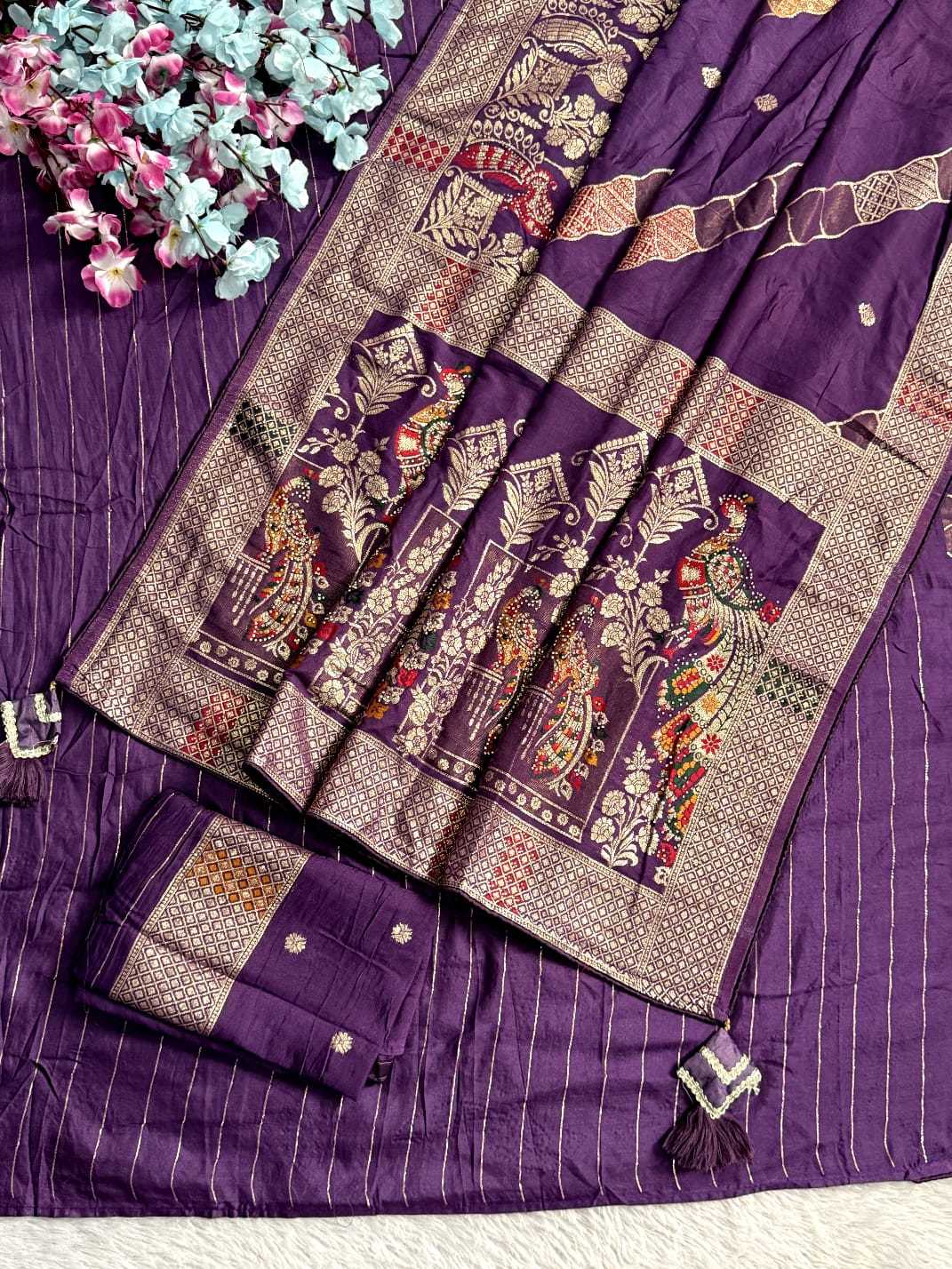 YNF Wholesale Dola Silk Banarasi Silk Sarees  | Surat Manufacturer
