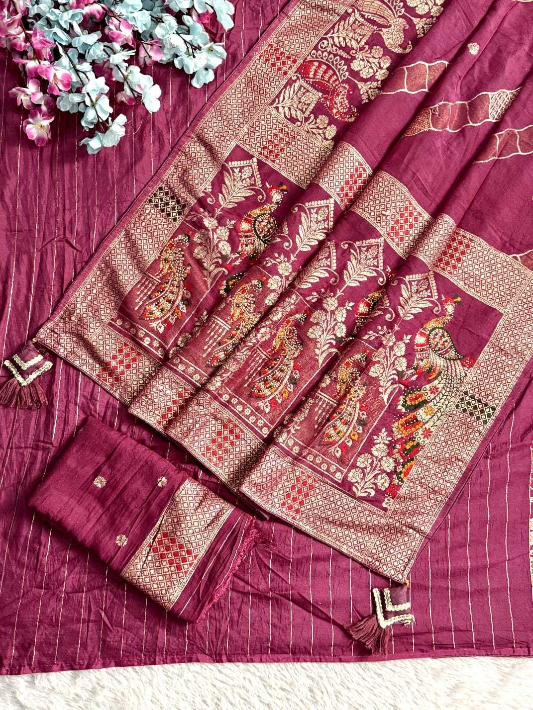 YNF Wholesale Dola Silk Banarasi Silk Sarees  | Surat Manufacturer