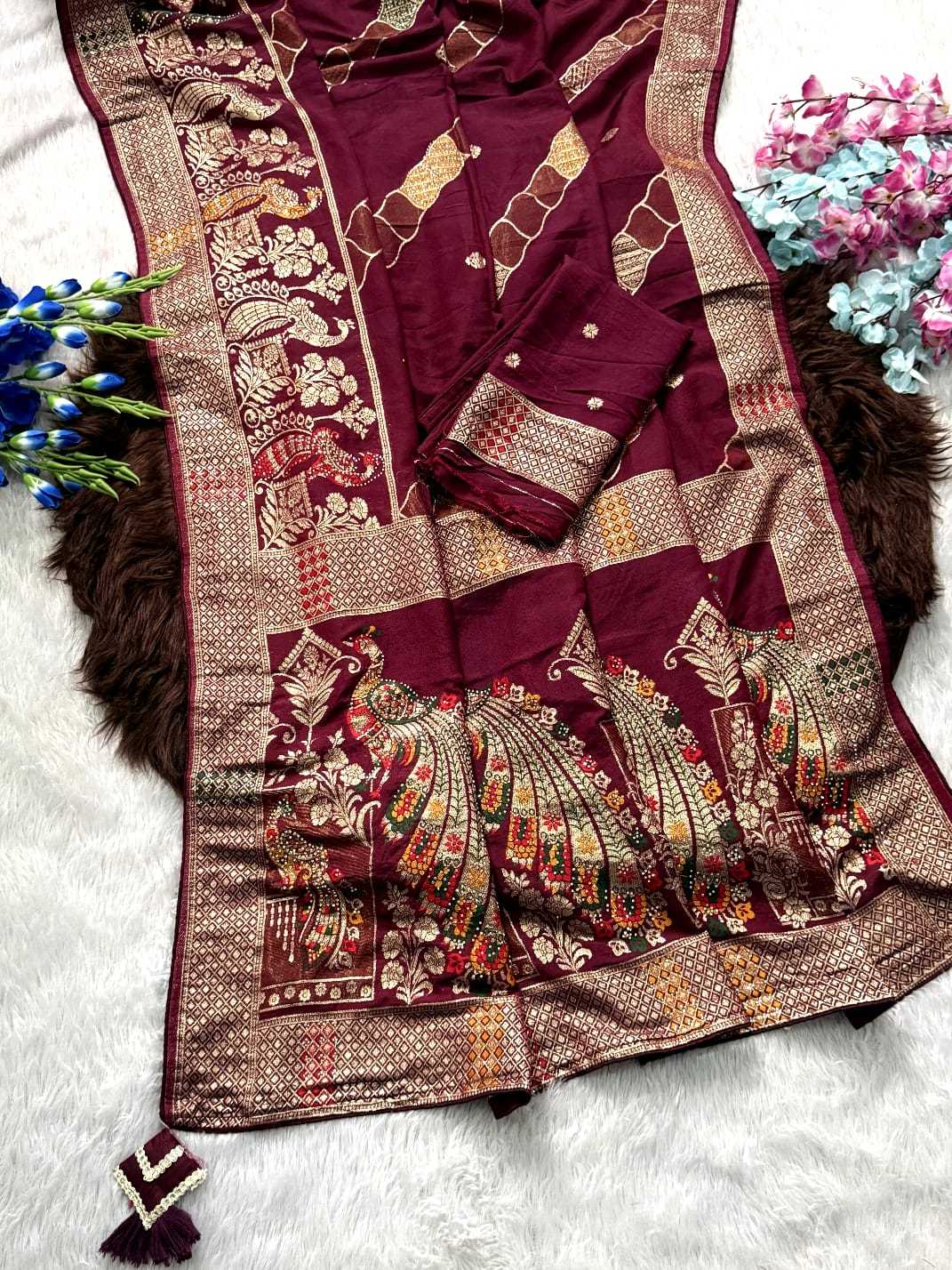 YNF Wholesale Dola Silk Banarasi Silk Sarees  | Surat Manufacturer
