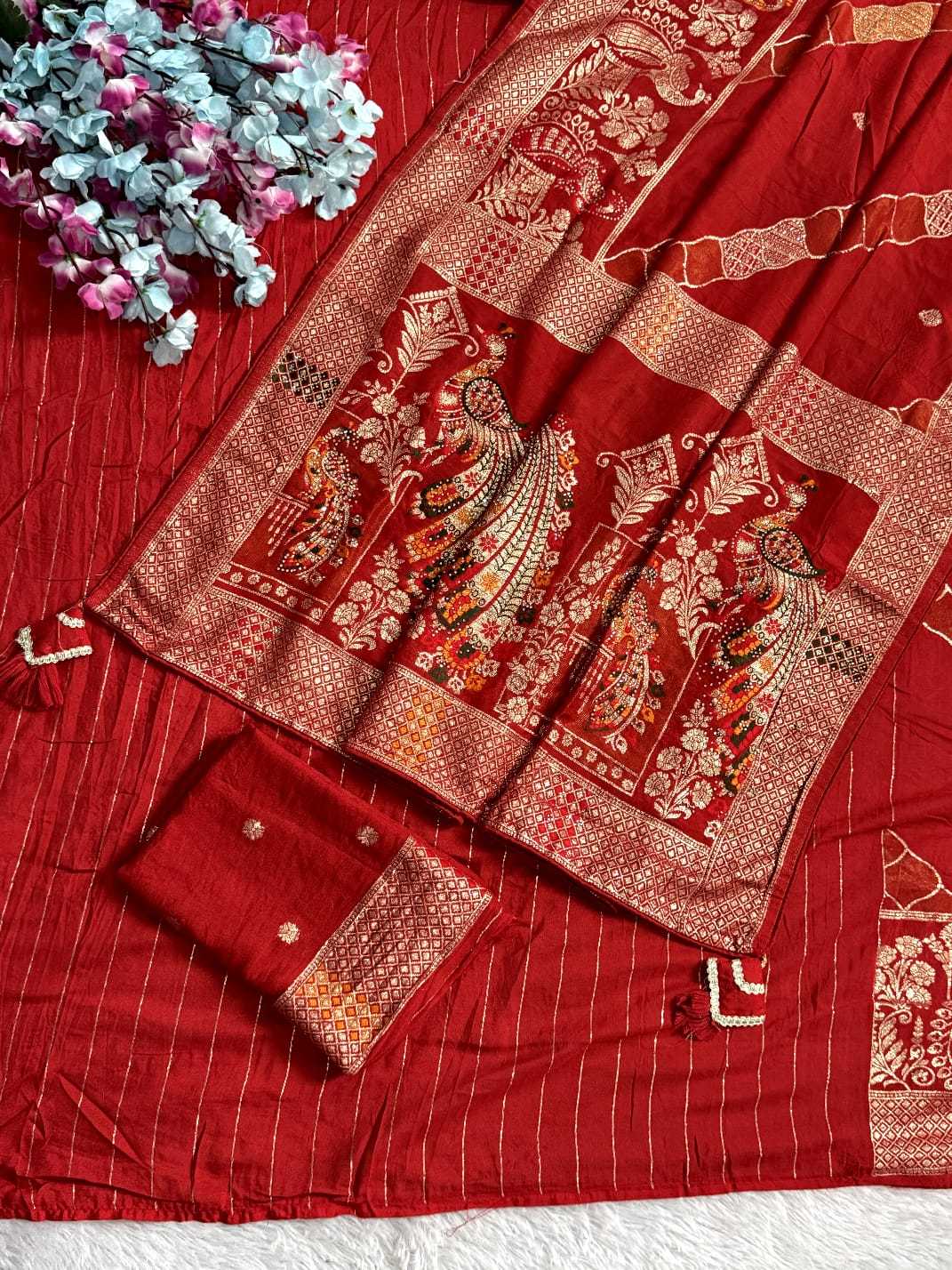 YNF Wholesale Dola Silk Banarasi Silk Sarees  | Surat Manufacturer