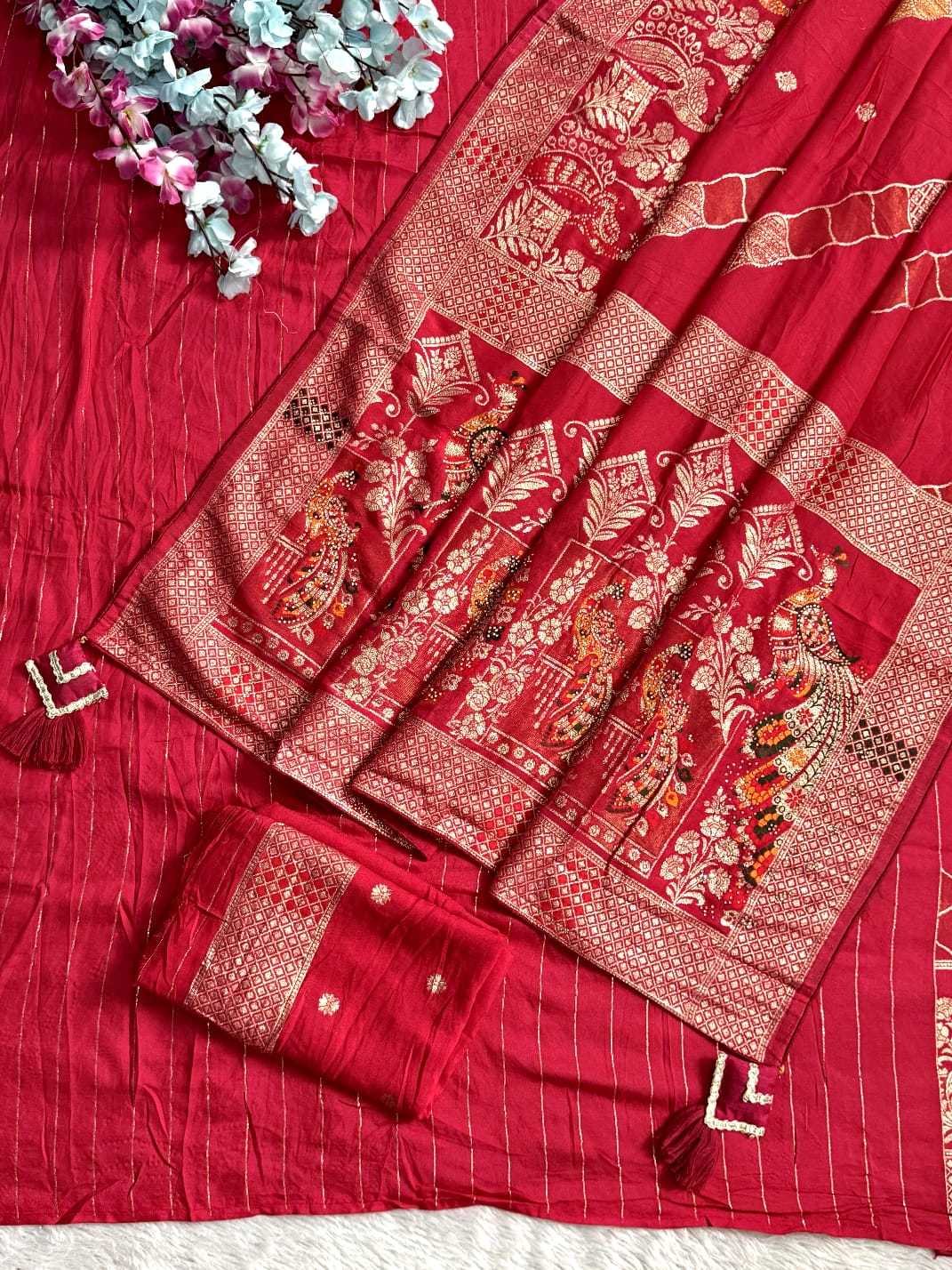 YNF Wholesale Dola Silk Banarasi Silk Sarees  | Surat Manufacturer