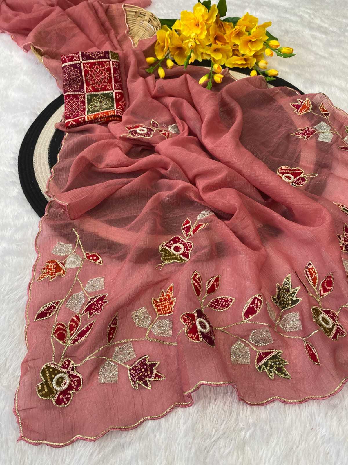 YNF Wholesale Crunchi Designer Sarees  | Surat Manufacturer