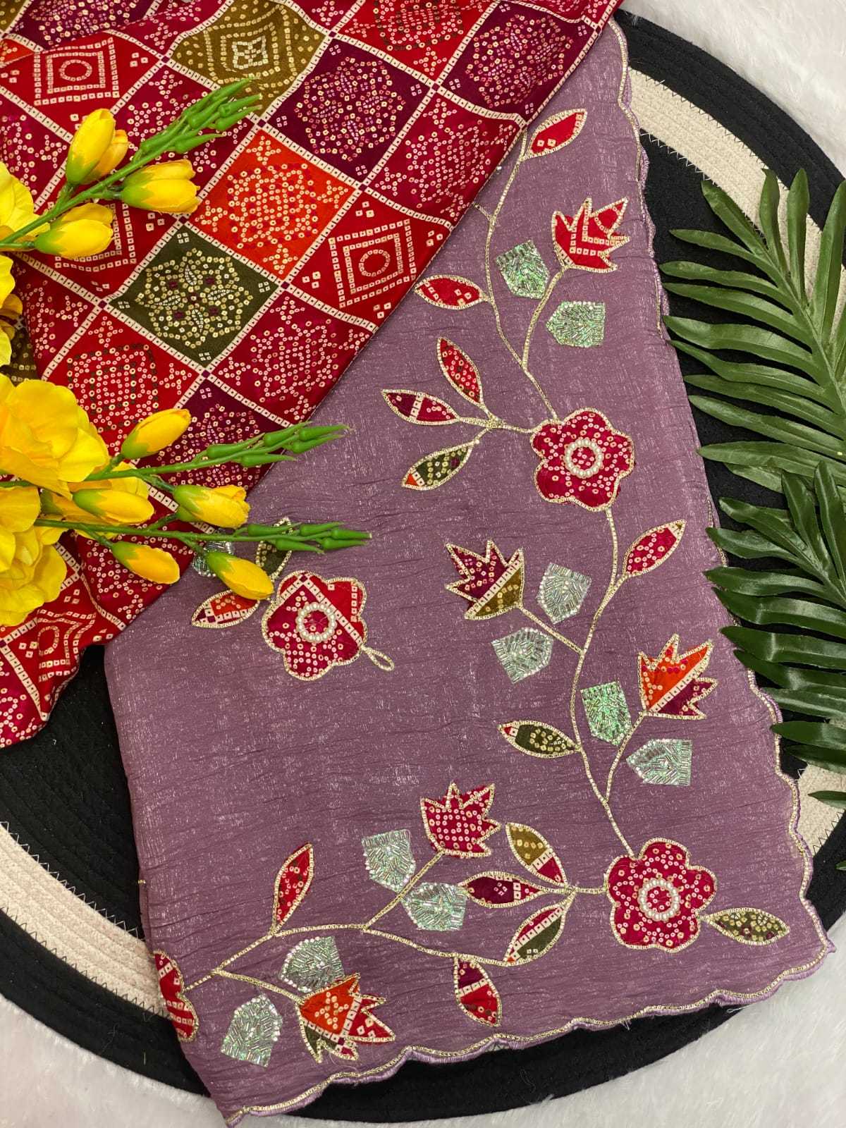 YNF Wholesale Crunchi Designer Sarees  | Surat Manufacturer