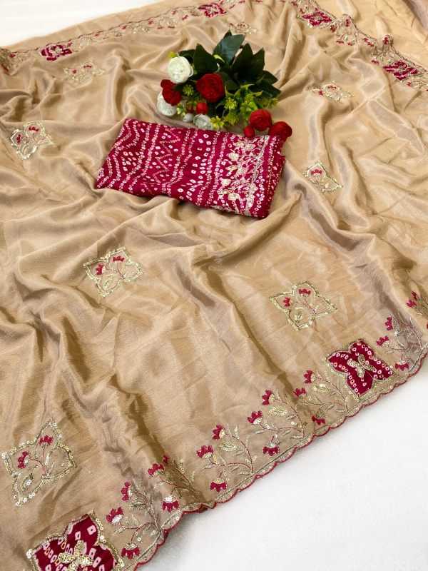 YNF Wholesale Chiffon Sequence Sarees  | Surat Manufacturer