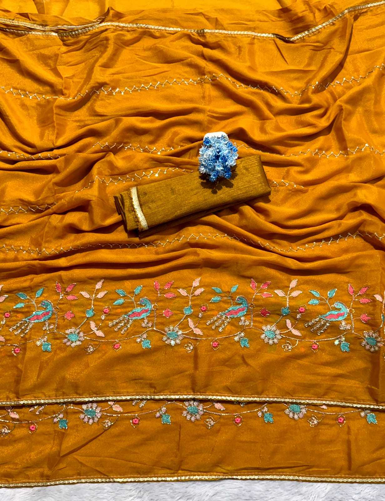 YNF Wholesale Georgette Georgette Sarees  | Surat Manufacturer
