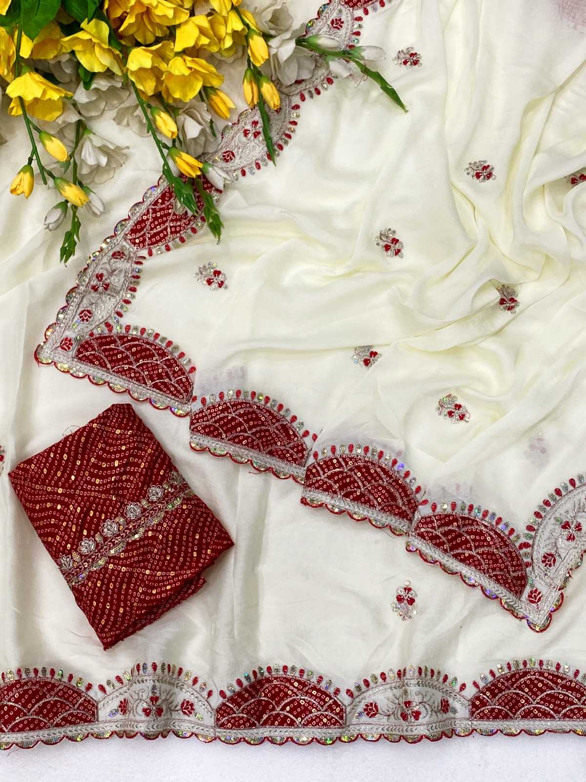 YNF Wholesale Crunchi Sequence Sarees  | Surat Manufacturer