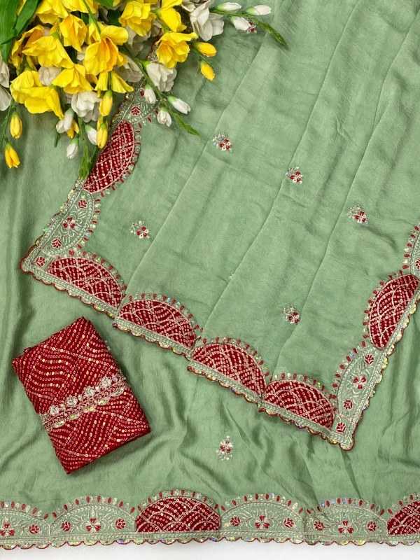YNF Wholesale Crunchi Sequence Sarees  | Surat Manufacturer