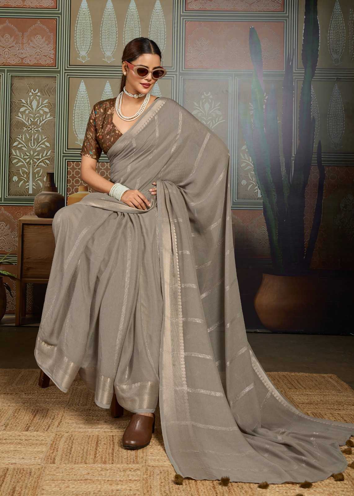 YNF Wholesale Tussar Silk Designer Sarees  | Surat Manufacturer