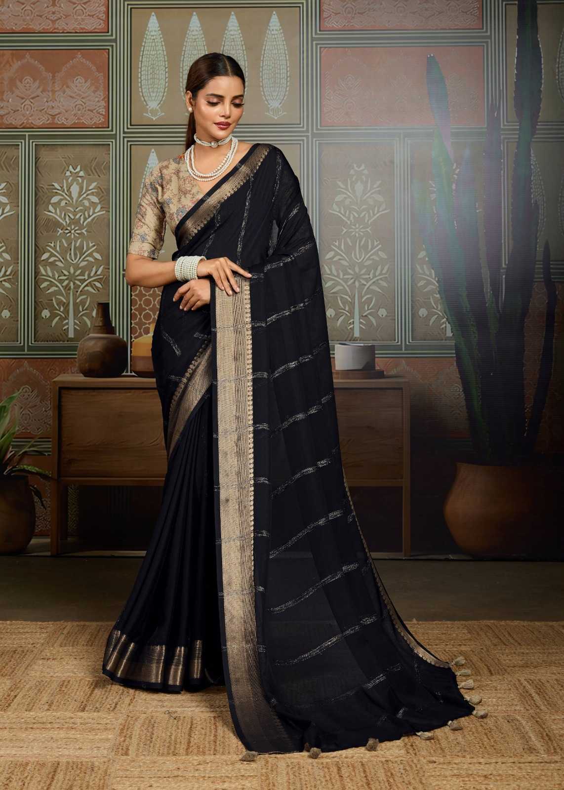 YNF Wholesale Tussar Silk Designer Sarees  | Surat Manufacturer