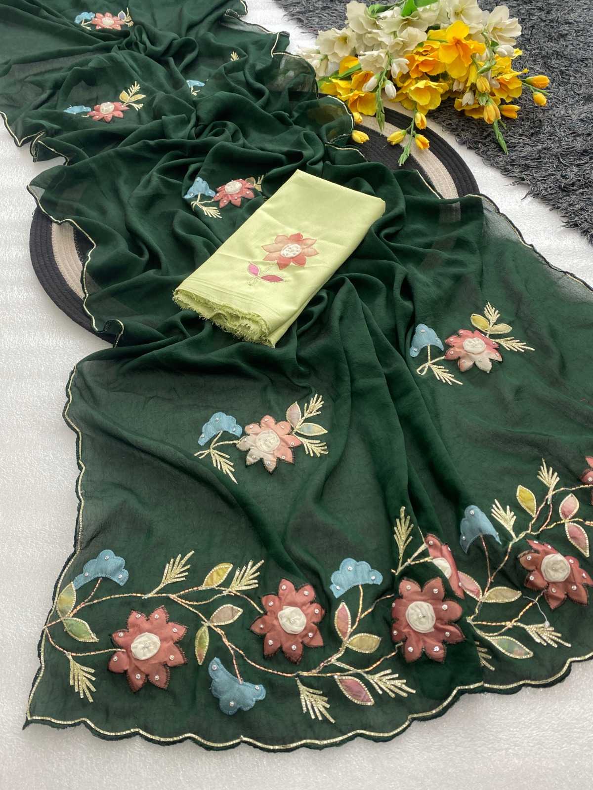 YNF Wholesale Crunchi Designer Sarees  | Surat Manufacturer