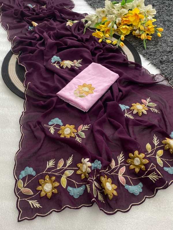 YNF Wholesale Crunchi Designer Sarees  | Surat Manufacturer