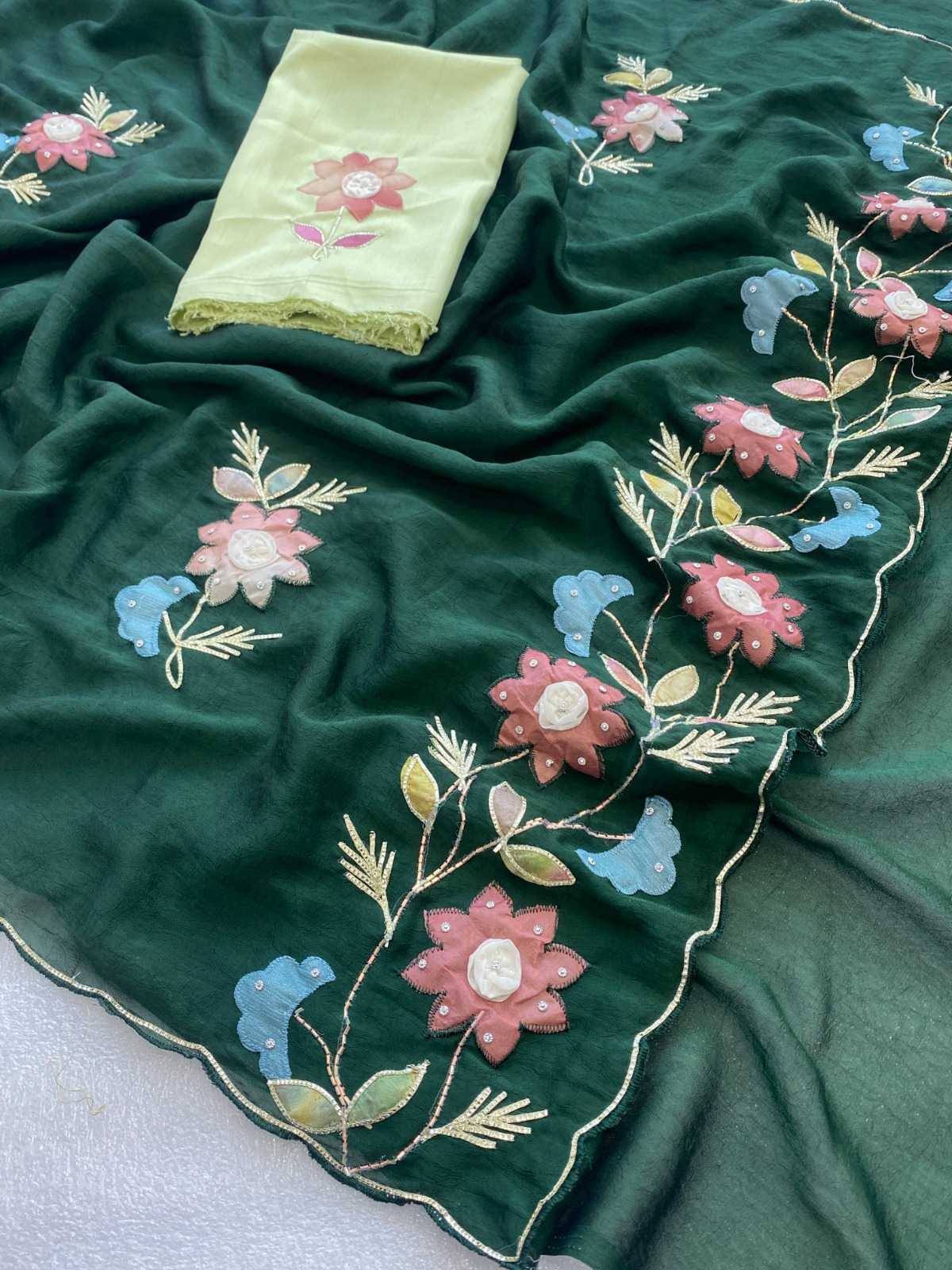 YNF Wholesale Crunchi Designer Sarees  | Surat Manufacturer