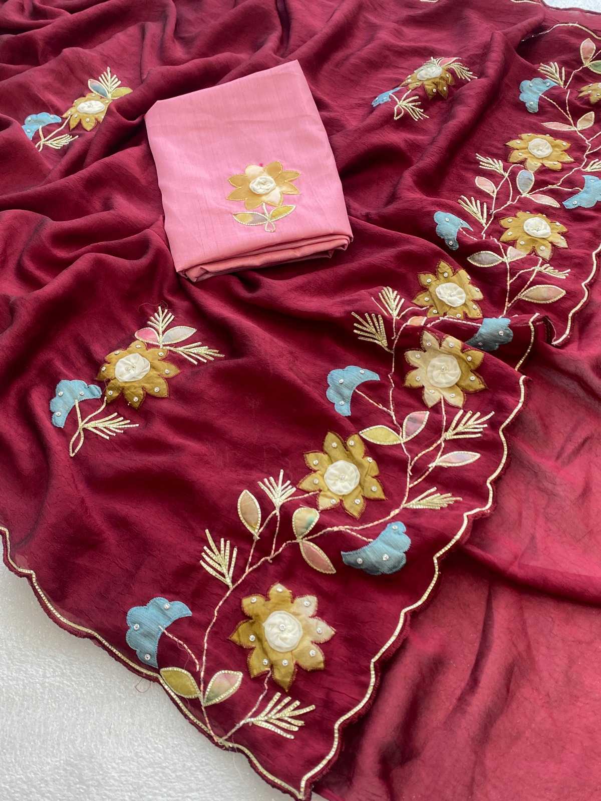 YNF Wholesale Crunchi Designer Sarees  | Surat Manufacturer