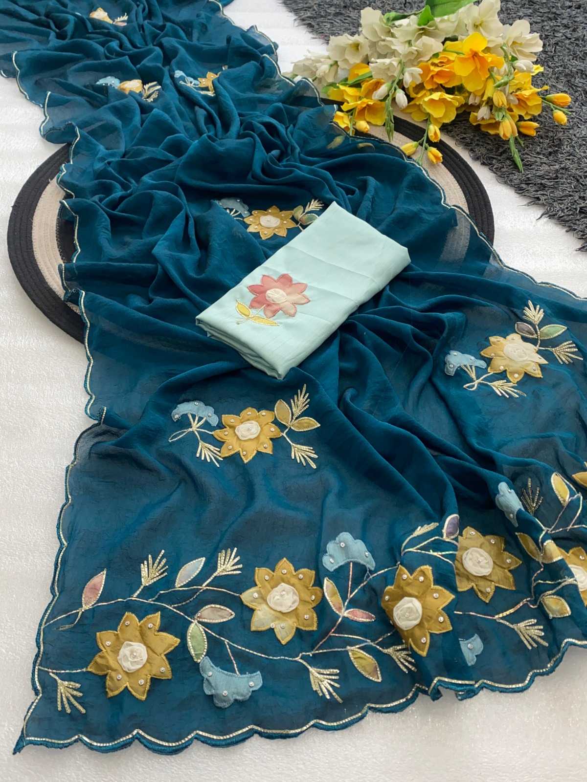 YNF Wholesale Crunchi Designer Sarees  | Surat Manufacturer