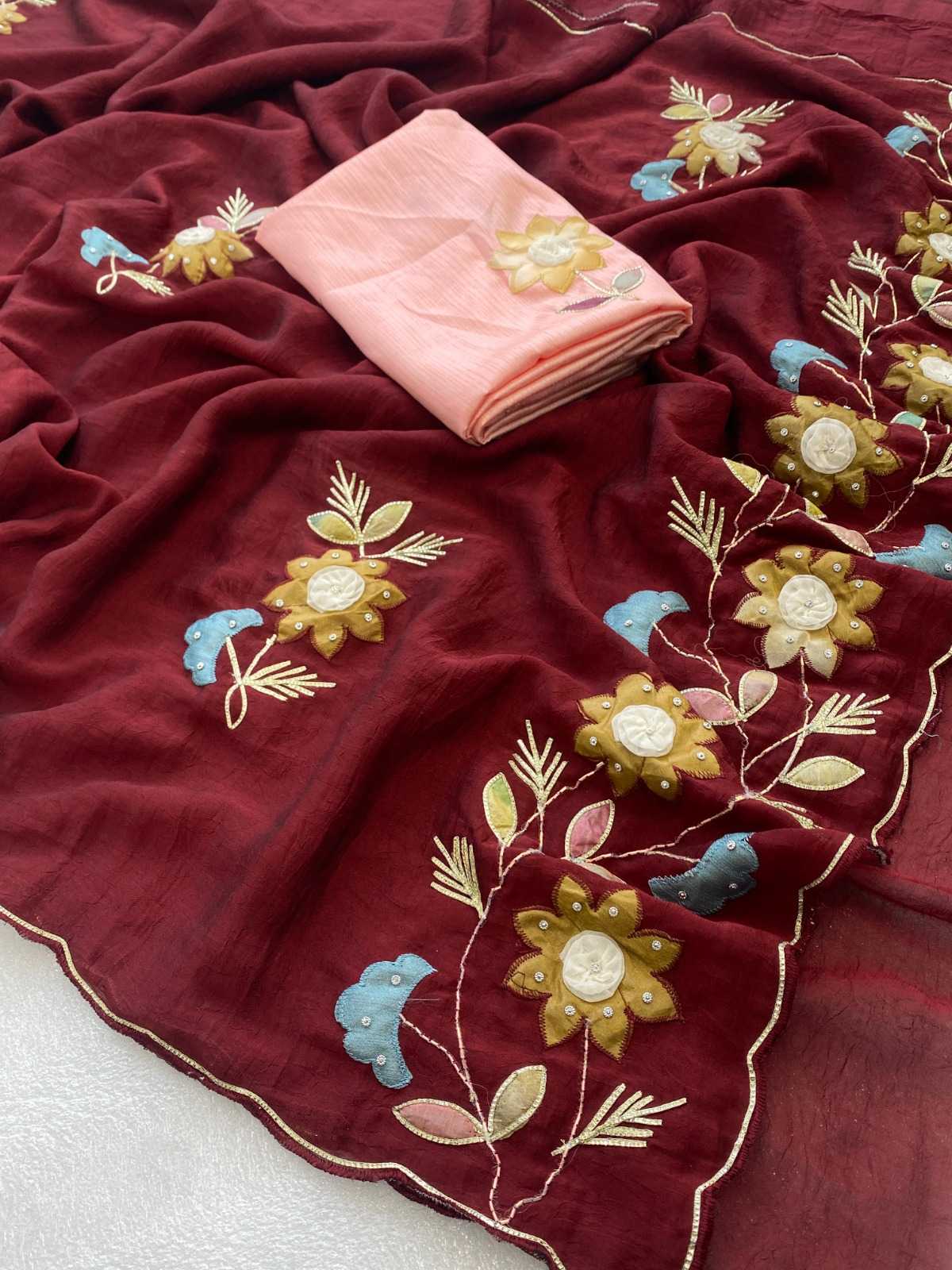 YNF Wholesale Crunchi Designer Sarees  | Surat Manufacturer