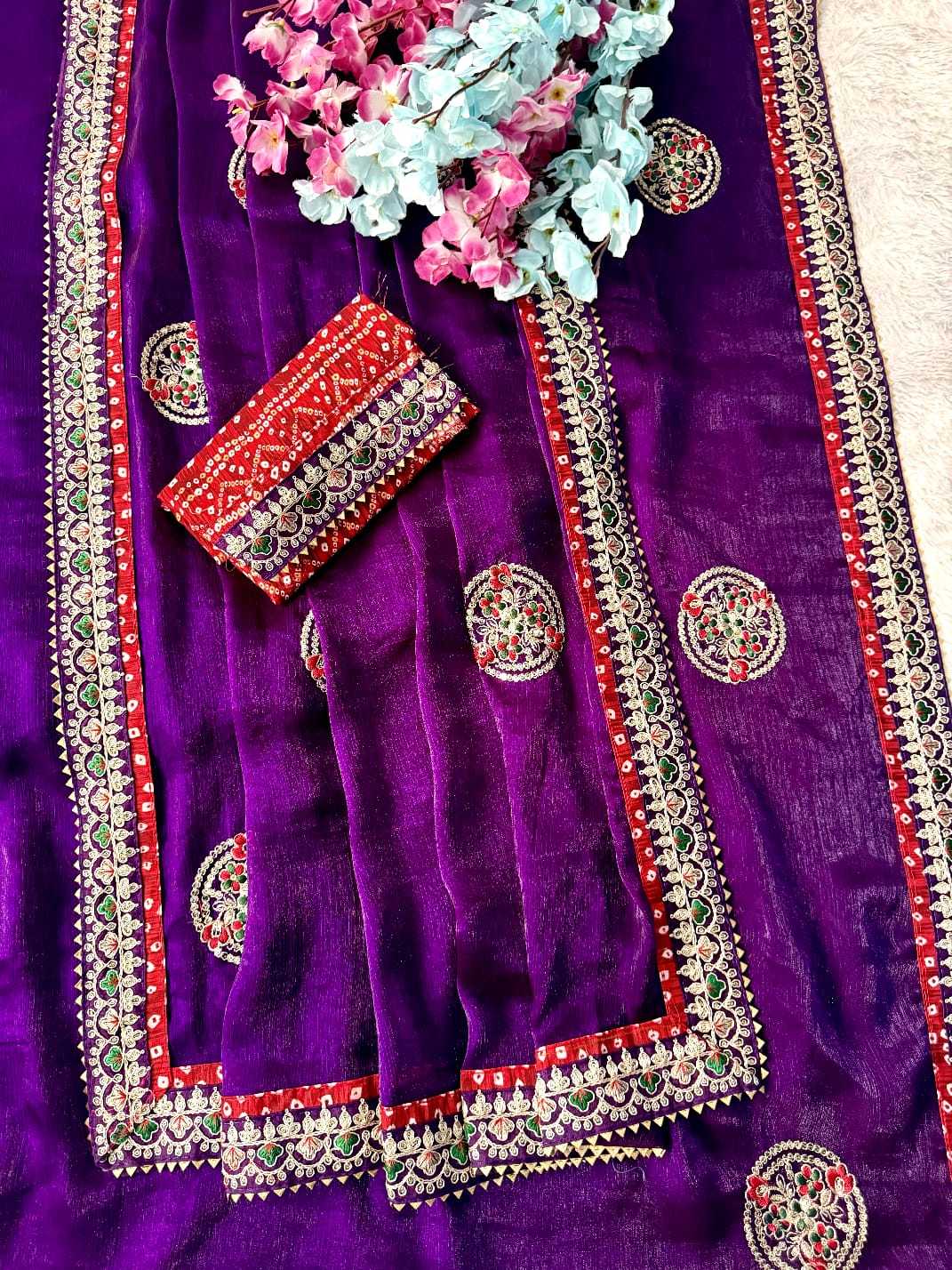 YNF Wholesale Chiffon Sequence Sarees  | Surat Manufacturer