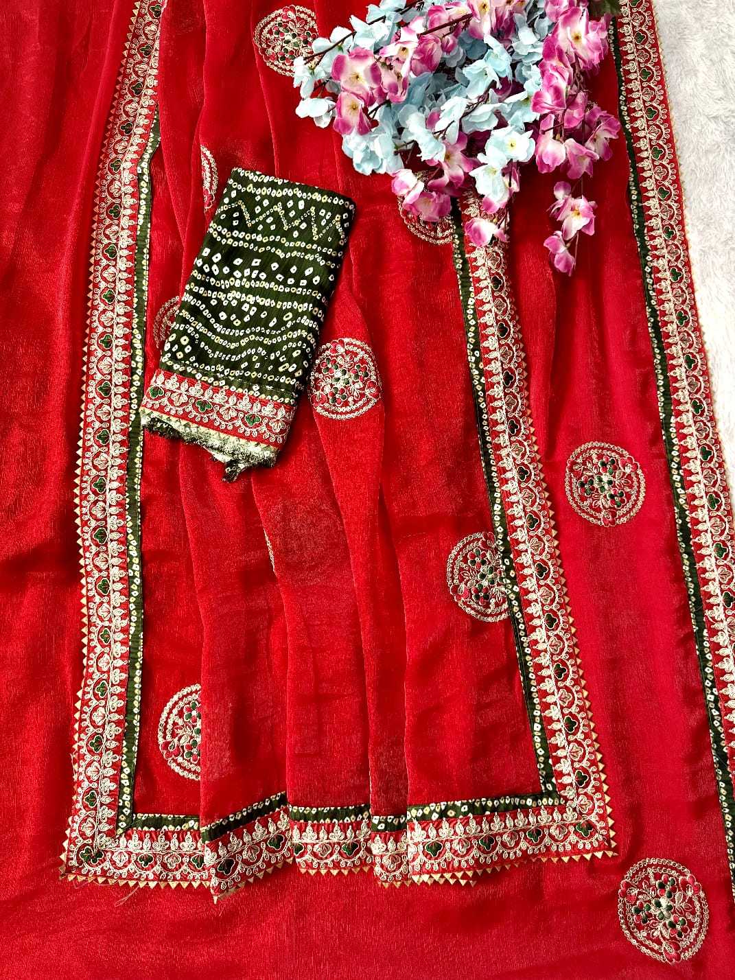 YNF Wholesale Chiffon Sequence Sarees  | Surat Manufacturer