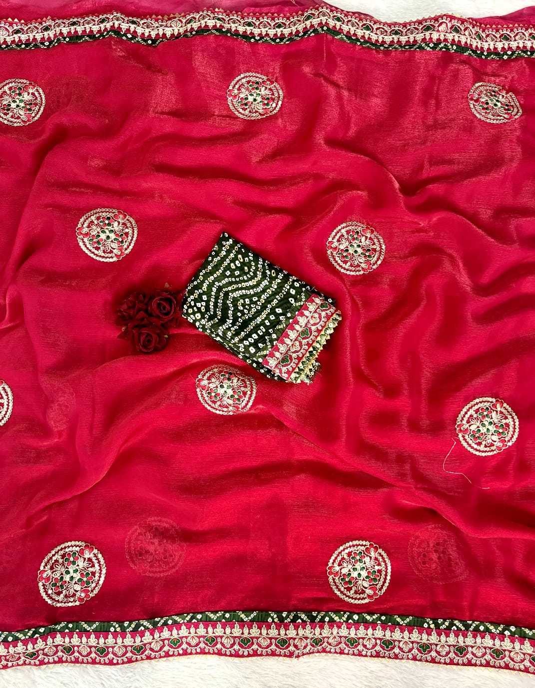 YNF Wholesale Chiffon Sequence Sarees  | Surat Manufacturer