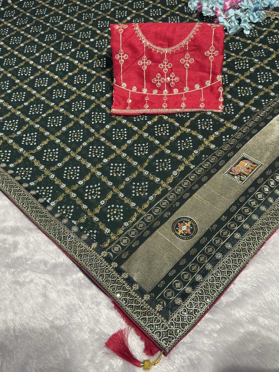 YNF Wholesale Georgette Party Wear Sarees  | Surat Manufacturer