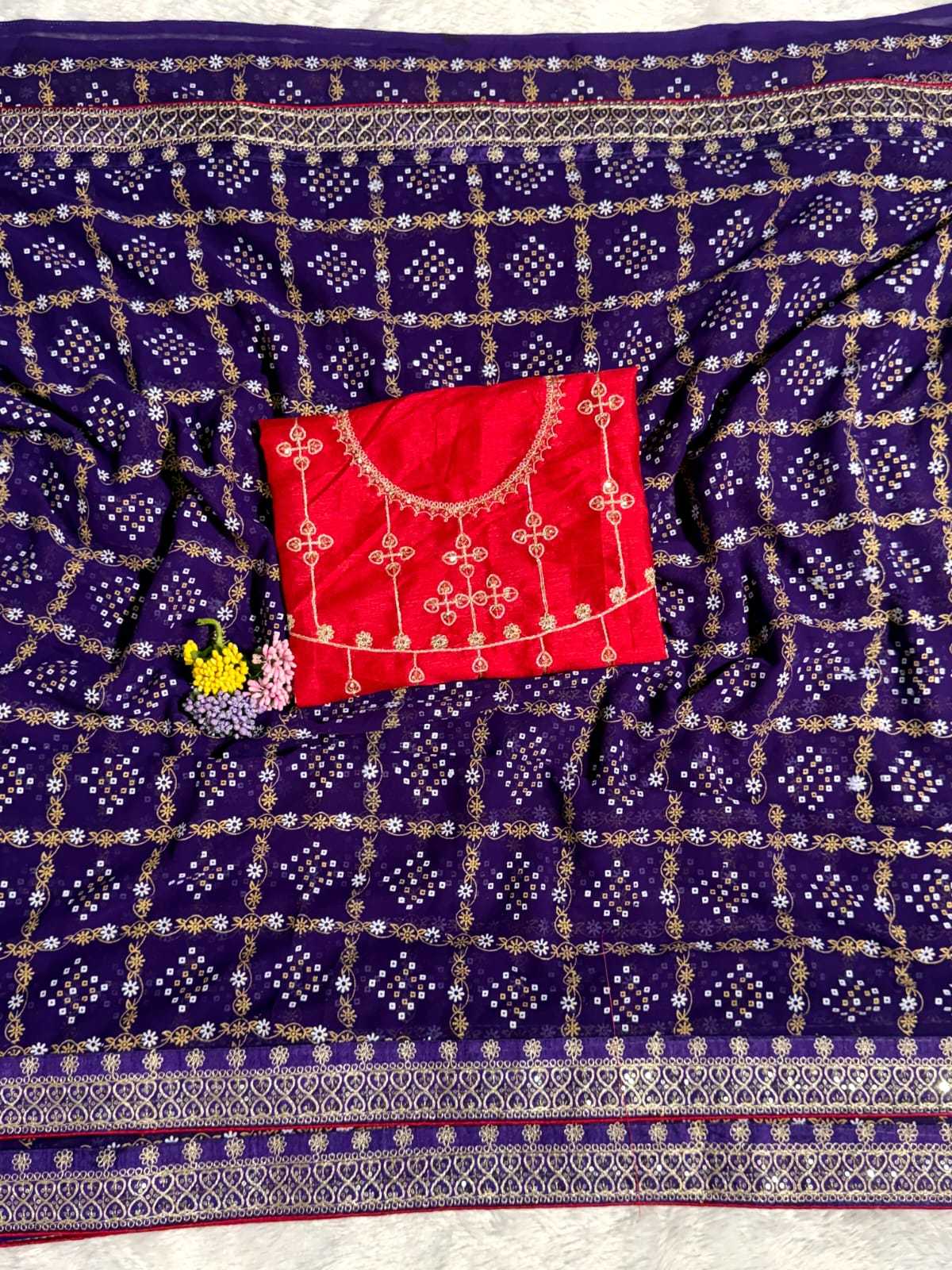 YNF Wholesale Georgette Party Wear Sarees  | Surat Manufacturer