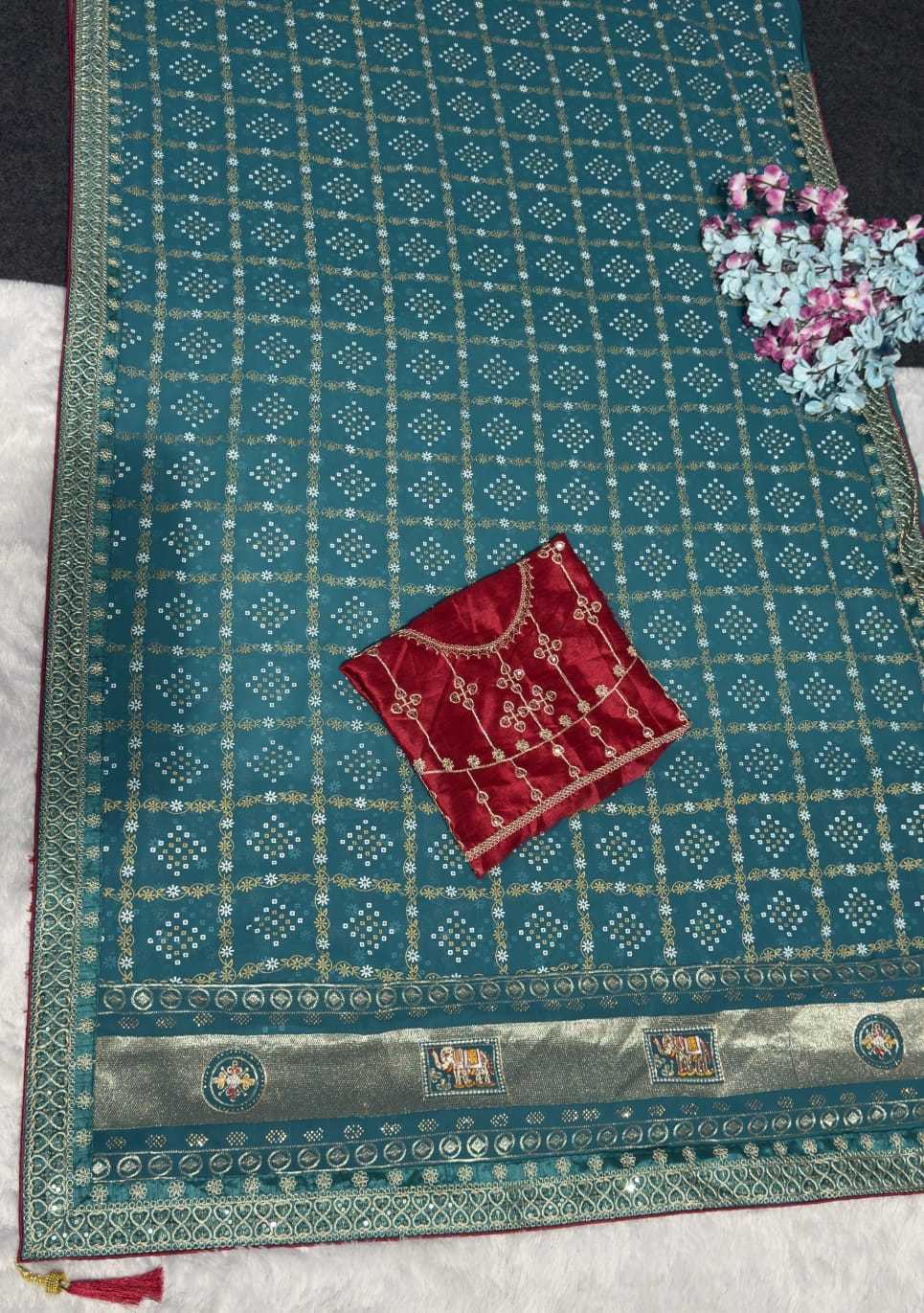 YNF Wholesale Georgette Party Wear Sarees  | Surat Manufacturer
