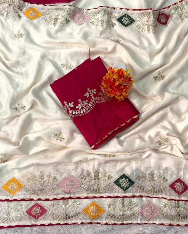YNF Wholesale Chinon Designer Sarees  | Surat Manufacturer