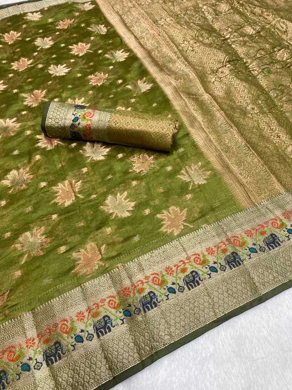 YNF Wholesale Jacquard Fancy Sarees  | Surat Manufacturer