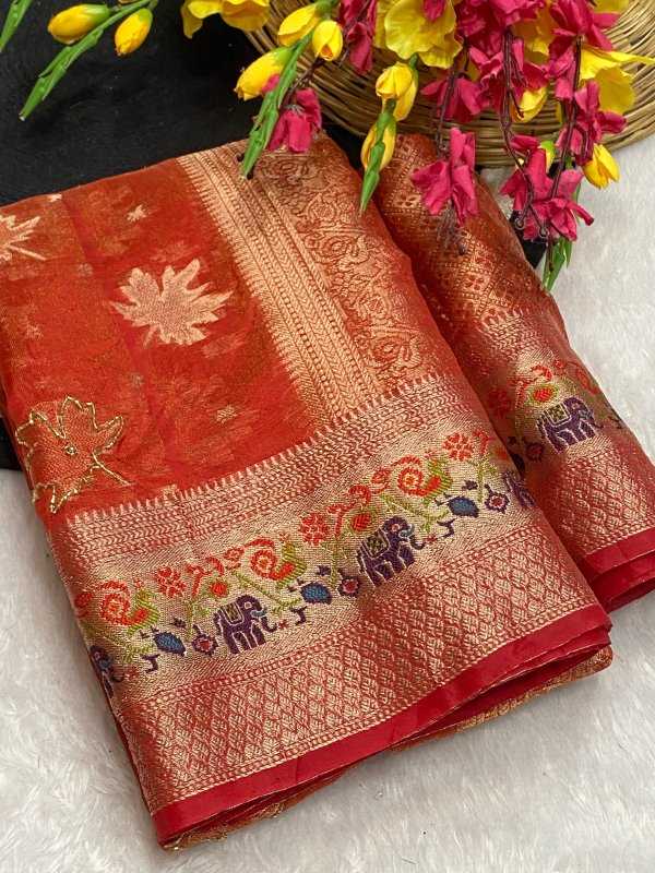 YNF Wholesale Jacquard Fancy Sarees  | Surat Manufacturer