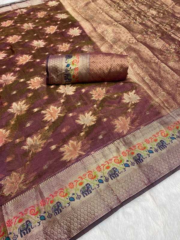 YNF Wholesale Jacquard Fancy Sarees  | Surat Manufacturer
