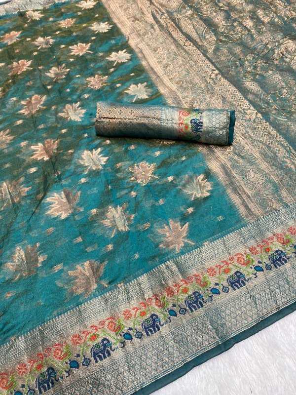 YNF Wholesale Jacquard Fancy Sarees  | Surat Manufacturer