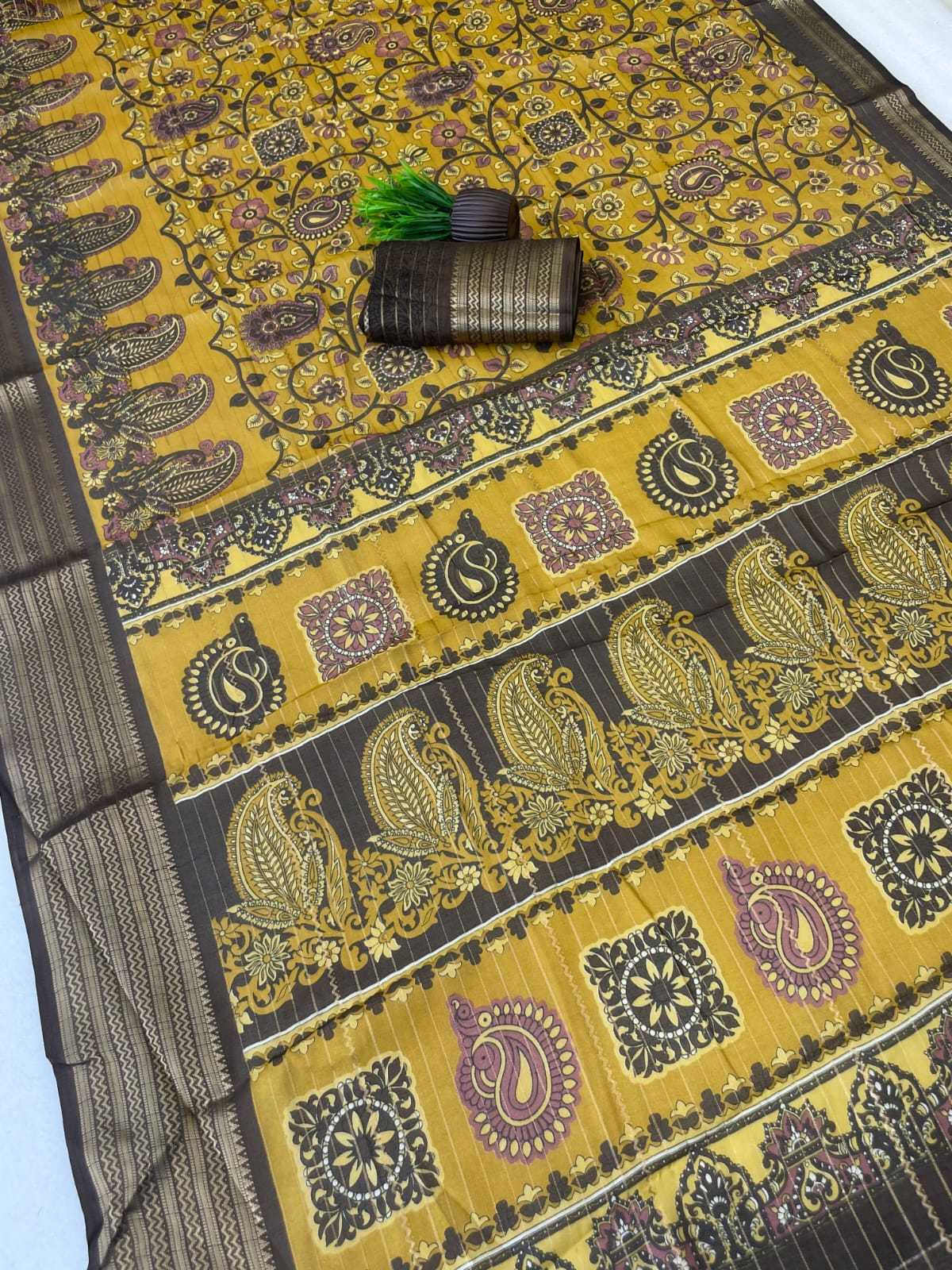 YNF Wholesale Soft Dola Printed Sarees KESH514 Black Berry | Surat Manufacturer