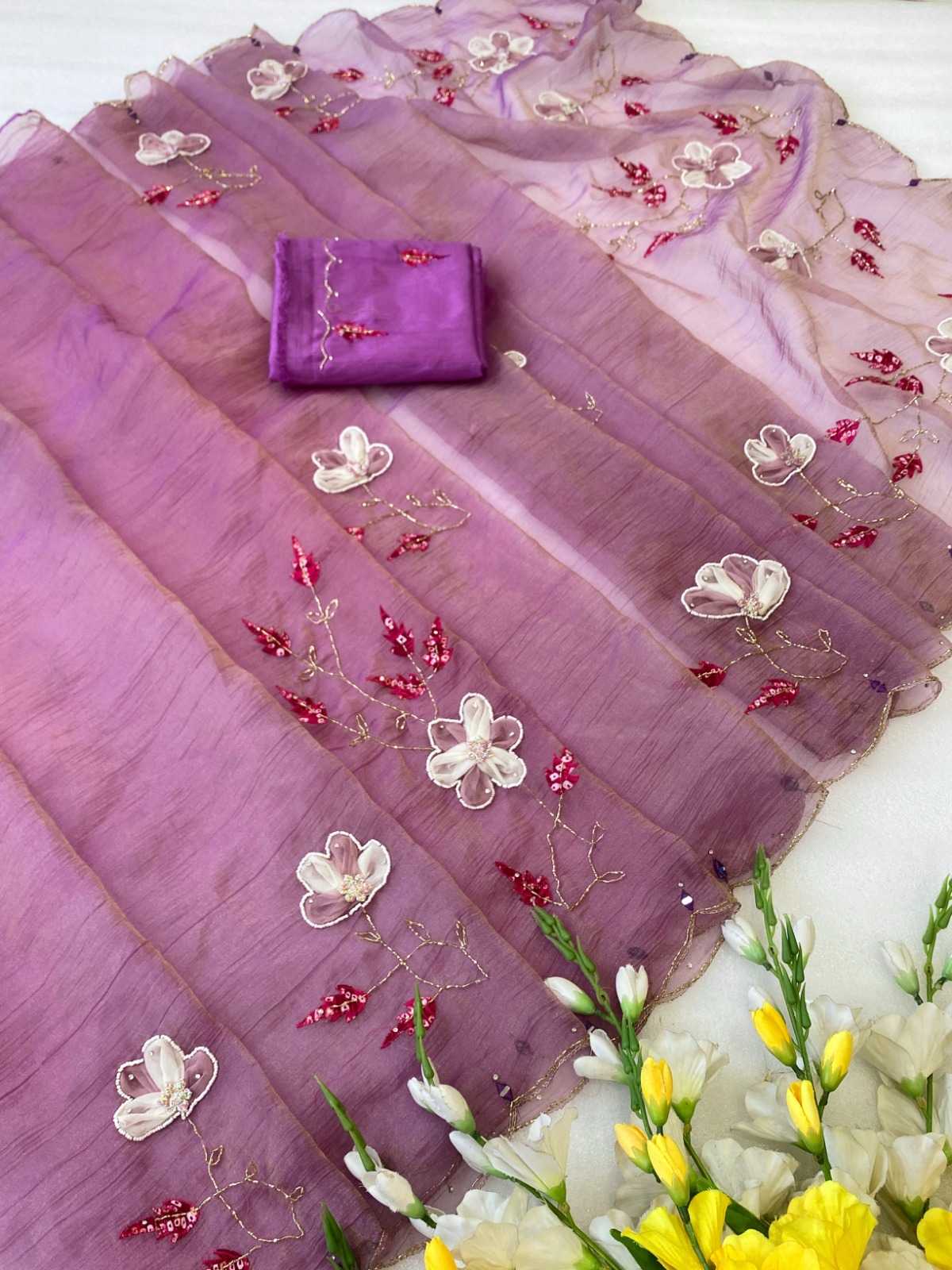 YNF Wholesale Soft Gold Crush Designer Sarees  | Surat Manufacturer