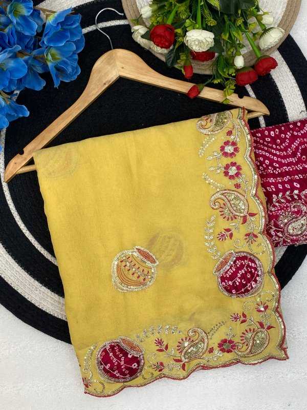 YNF Wholesale Crunchi Sequence Sarees  | Surat Manufacturer