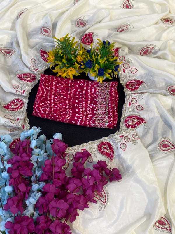 YNF Wholesale Chinon Sequence Sarees  | Surat Manufacturer