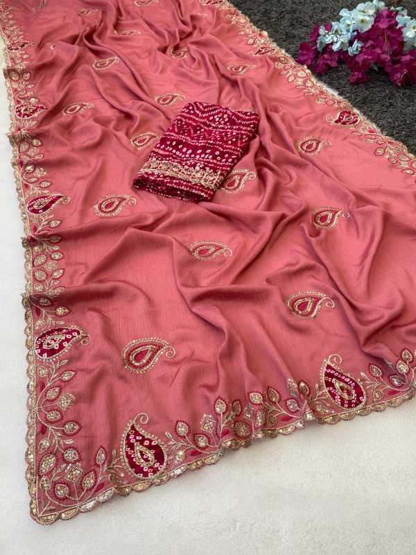 YNF Wholesale Chinon Sequence Sarees  | Surat Manufacturer