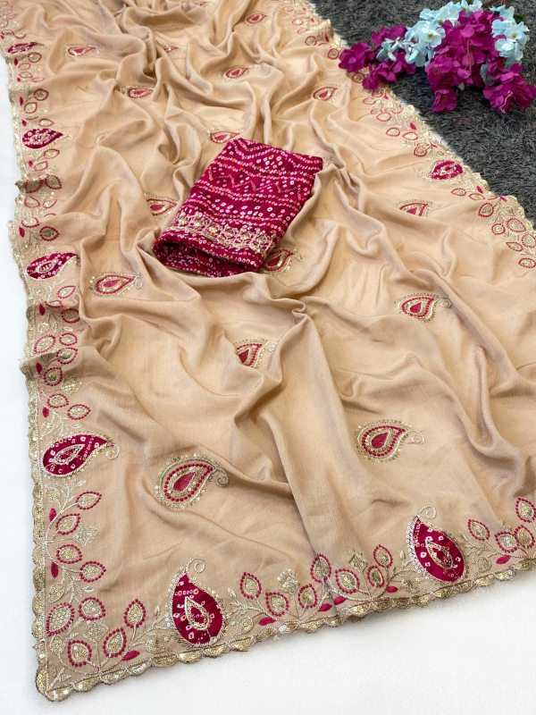 YNF Wholesale Chinon Sequence Sarees  | Surat Manufacturer