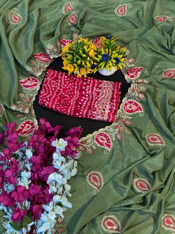 YNF Wholesale Chinon Sequence Sarees  | Surat Manufacturer
